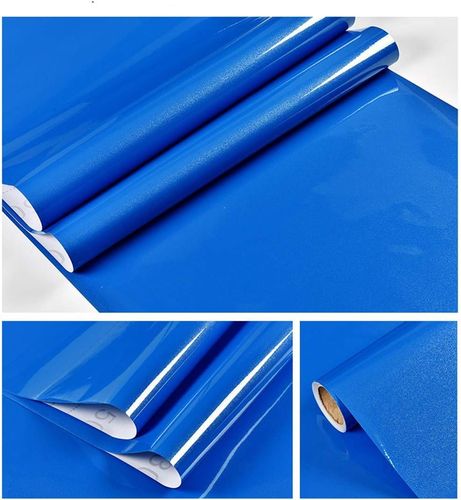 Folia Meblowa Samoprzylepna Ciemnoniebieska Brokat 60cm na 500cm Połysk na Arena.pl