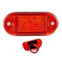 Lampa obrysowa tylna LED 12V 24V Czerwona Lampka tył Laweta Przyczepka