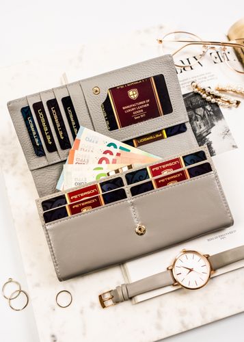 portfel damski skórzany ptn ph24-lfl-7049 green na Arena.pl