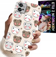 ETUI DO MOTOROLA G32 - MIŚ MISIE WZORY DLA NAJMŁODSZYCH + FOLIA