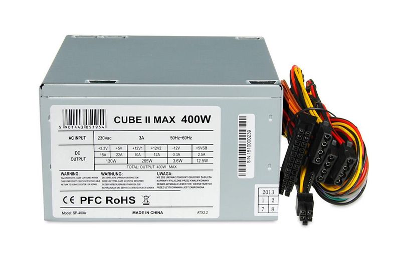 Zasilacz ATX iBOX CUBE II 400W zdjęcie 2
