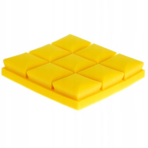 Pianka akustyczna KOSTKA wypukła 30x30x5 cm Panel wygłuszający BUFFO Żółty na Arena.pl