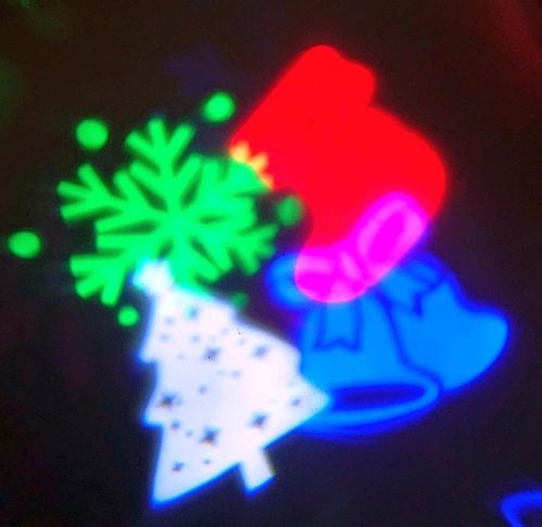 Świąteczny Projektor Zewnętrzny 12 Wzorów Na Choince Lub Ścianie na Arena.pl