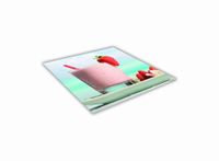 SZKLANA DESKA KUCHENNA 40x40 414h Shake truskawka