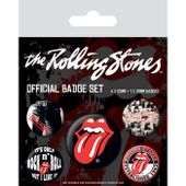 Zestaw przypinek The Rolling Stones