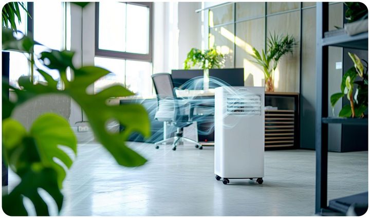 Klimatyzator Przenośny 2,9kW WiFi Osuszacz 40m2 26l BD-580 zdjęcie 8