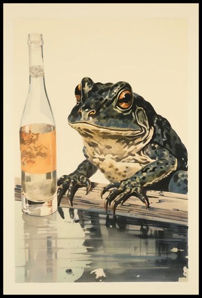Plakat 68x101cm Refleksje Błotniaka zdjęcie 2