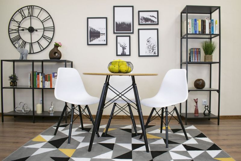 Stół TODI Okrągły 80cm - dąb zdjęcie 6