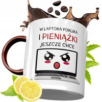 Kubek Bordowy Dla Informatyka Na Urodziny Prezent Z Nadrukiem Ze Zdjęciem