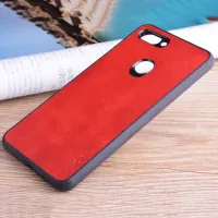 Etui AIORIA Vintage LEATHER do Xiaomi Mi 8 Lite czerwony