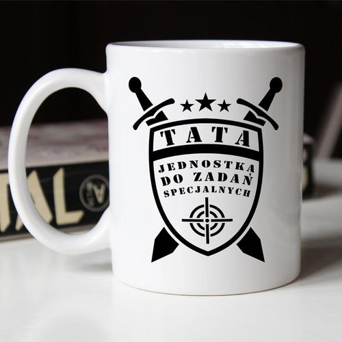 Kubek z nadrukiem - TATA - JEDNOSTKA DO ZADAŃ SPECJALNYCH na Arena.pl