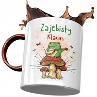 Kubek Bordowy Dla Klauna Żajebisty Klaun Prezent Z Nadrukiem Ze Zdjęciem