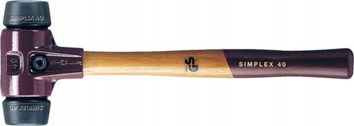 Młotek brukarski z miękkim bijakiem gumowy SIMPLEX 50mm 1,2kg HALDER na Arena.pl