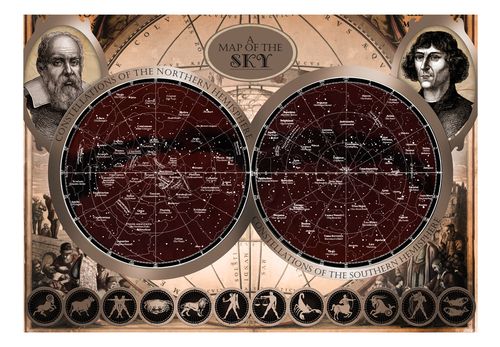 Fototapeta - Mapa nieba 400x280 na Arena.pl