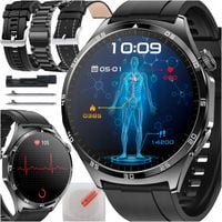 SMARTWATCH ZEGAREK EKG CIŚNIENIOMIERZ Z POMIAREM GLUKOZY SKŁAD KRWI MENU PL
