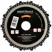 TARCZA ŁAŃCUCHOWA PIŁA DO DRZEWA DREWNA GAŁĘZI 125mm NA SZLIFIERKĘ BOSZKE