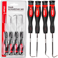 Zestaw Haczyków Z Rękojeścią HAKI 4el. AMIO Wyjmaki Dziubaki Chwytaki