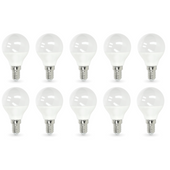 10x Żarówka LED MB 8,5W Barwa Biała Zimna E14 6500K 180 stopni 806lm