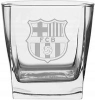 Zestaw 2 szklanek do Whisky, grawer FC BARCELONA