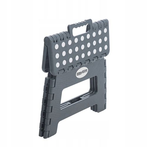 Taboret składany stołek podnóżek antypoślizgowy szary Easyform 22cm na Arena.pl