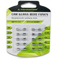 BEZPIECZNIKI SZKLANE 20 MM 10 szt