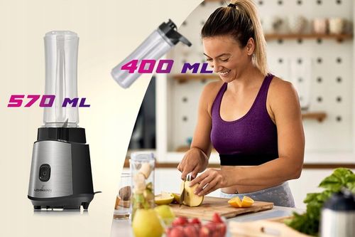 BLENDER KIELICHOWY DO KOKTAJLI 1200W 2xBIDONY MIKSUJE KRUSZY LÓD MOCNY 10w1 na Arena.pl