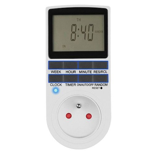 PROGRAMATOR CZASOWY PRĄDU IZOXIS BIAŁY zdjęcie 1