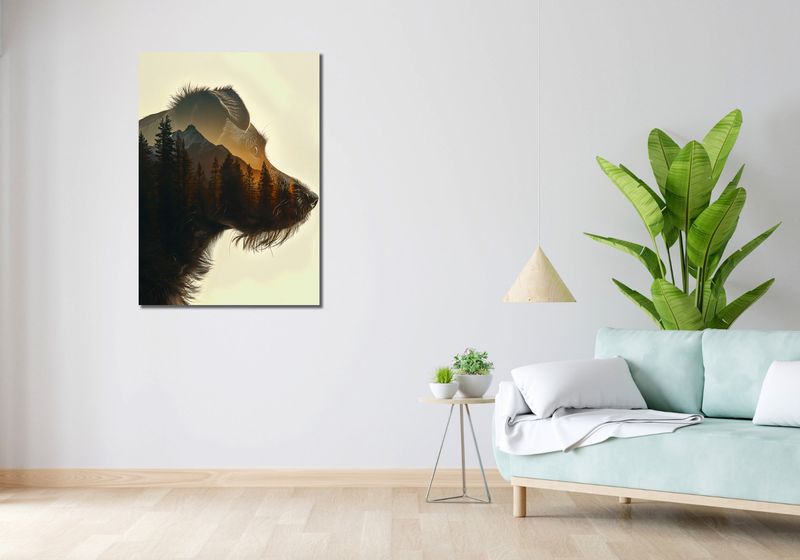 Obraz 70x100cm Psi Duch Lasu zdjęcie 2