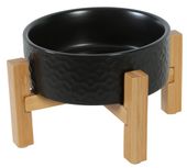 Stylowa miska ceramiczna dla psa lub kota - Zolux Keramo Solo czarna 300ml