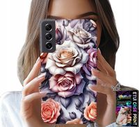 ETUI DO SAMSUNG GALAXY S21 - KWIECISTE WZORY RÓŻA RÓŻE KWIATKI CASE