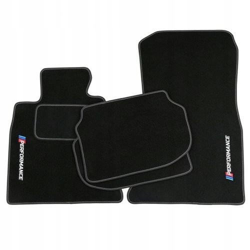 Dywaniki welurowe LOGO BMW 5 F10 2010-2013 SEDAN na Arena.pl