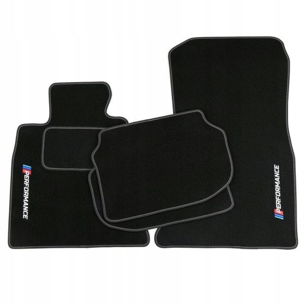 Dywaniki welurowe LOGO BMW 5 F10 2010-2013 SEDAN zdjęcie 2