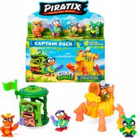 PIRATIX Crazy Jungle Captain Pack 4 Figurki Losowe