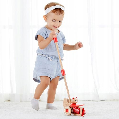 DREWNIANY PCHACZ DO PCHANIA MIŚ CHODZIK EDUKACYJNY CLASSIC WORLD na Arena.pl