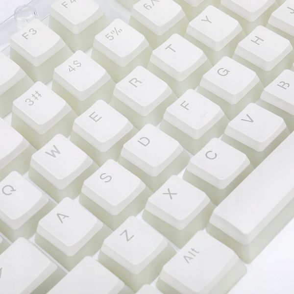 Keycaps Redragon PBT Doubleshot keycaps (białe) zdjęcie 4