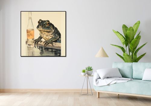 Plakat 100x100cm Refleksje Błotniaka na Arena.pl