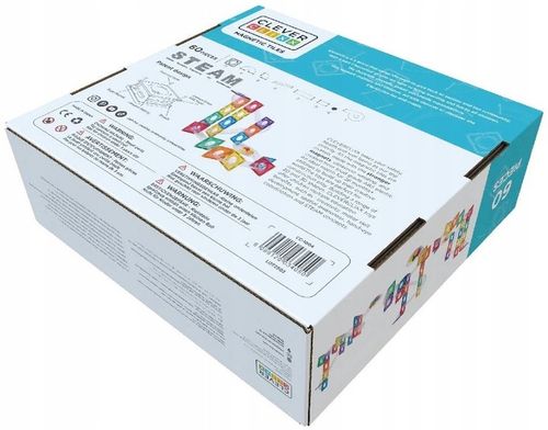 CLEVERCLIXX KLOCKI MAGNETYCZNE TOR WYŚCIGOWY KULODROM BALL RUN 60 EL. na Arena.pl