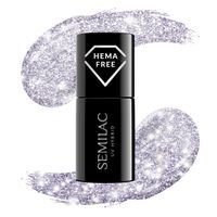 SEMILAC Lakier hybrydowy 461 Hollywood Silver 7ml