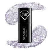 SEMILAC Lakier hybrydowy 461 Hollywood Silver 7ml