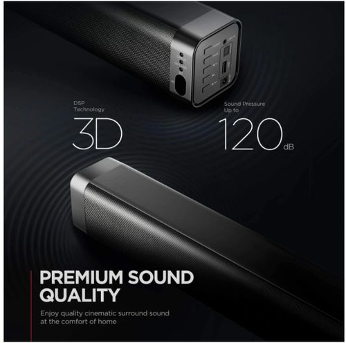 Soundbar Bomaker Odine I 2.0 czarny 37'' 120 dB na Arena.pl