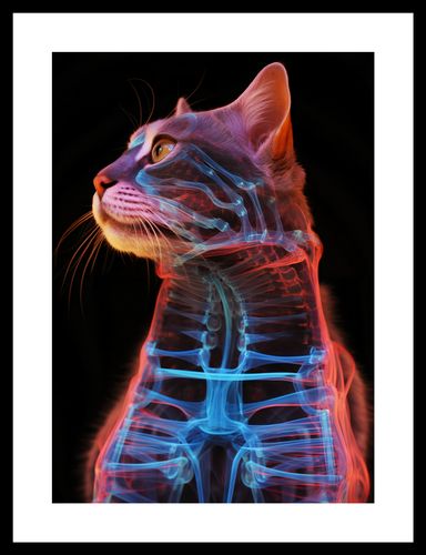 Plakat 25x35cm Anatomia Kota na Arena.pl