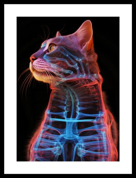 Plakat 25x35cm Anatomia Kota zdjęcie 3