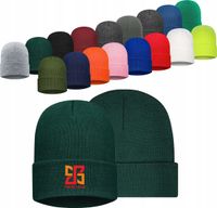 Czapka zimowa TWÓJ WŁASNY HAFT LOGO NAPIS GRAFIKA firmowa reklamowa 10 szt