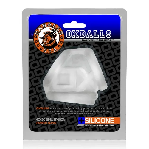 oxballs oxsling transparentny pierścień anatomiczny plus+silicone na Arena.pl
