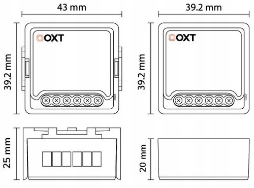 OXT Mini Przekaźnik Beznapięciowy AC 230V DC 5V 12-48V ZigBee TUYA Smart na Arena.pl