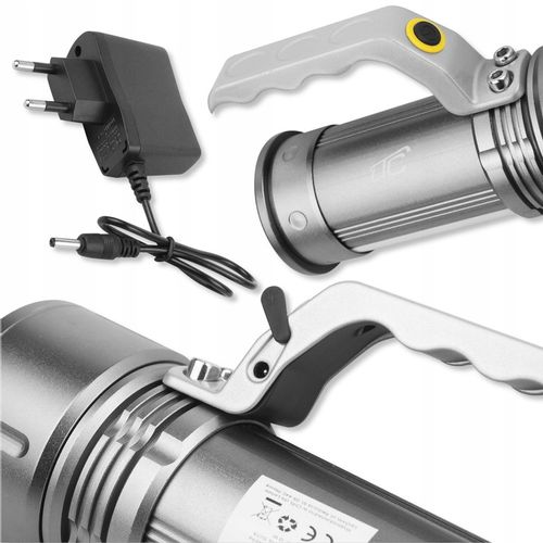 MOCNA AKUMULATOROWA LATARKA REFLEKTOR SZPERACZ na Arena.pl