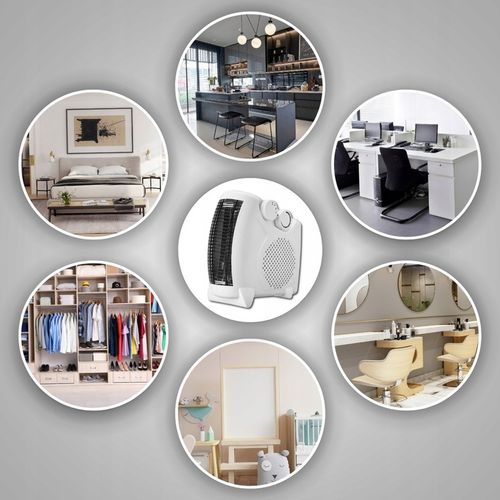 TERMOWENTYLATOR FARELKA GRZEJNIK ELEKTRYCZNY BIAŁY NAWIEW CICHY MOCNY na Arena.pl