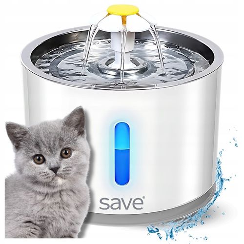 FONTANNA POIDEŁKO DLA KOTA PSA MISKA AUTOMATYCZNE POIDŁO + FILTR CICHA na Arena.pl