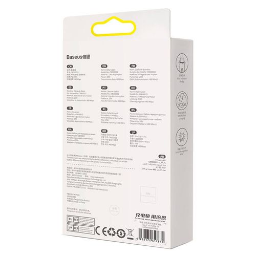 kabel usb-c do lightning baseus glimmer, 20w, 2m (czarny) na Arena.pl