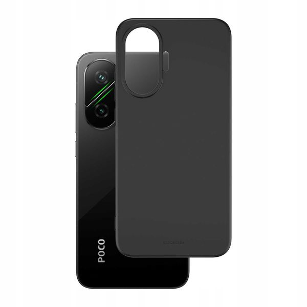 Spacecase Silicone Case 3.0 Poco F7 5G Black zdjęcie 2